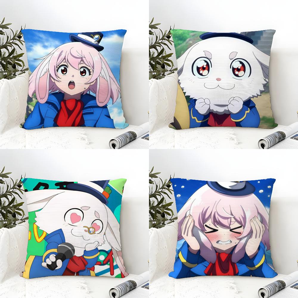 Anime ShangriLa Frontier Cushion Cover Eco Linen Pillow Case DoubleSided Print Breathable Durable Zipper Home Decor Gift