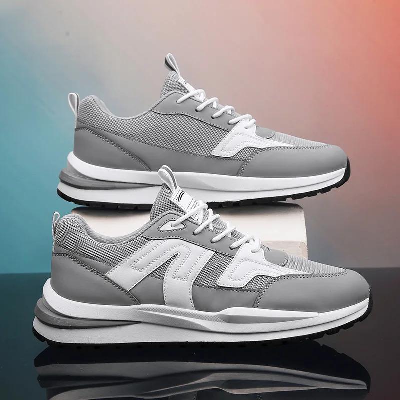 Fashion 2024New Trendy Fashion Board Leisure Sports Net Shoes Soft Sole Forrest Gump Shoes Comfortable Men's Shoes