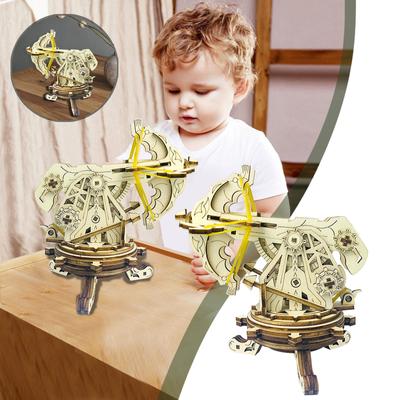 3D Wooden Mechanical Hummingbird Model Manual Assembly Puzzle Adult Children Educational Wooden Handicraft Ornaments