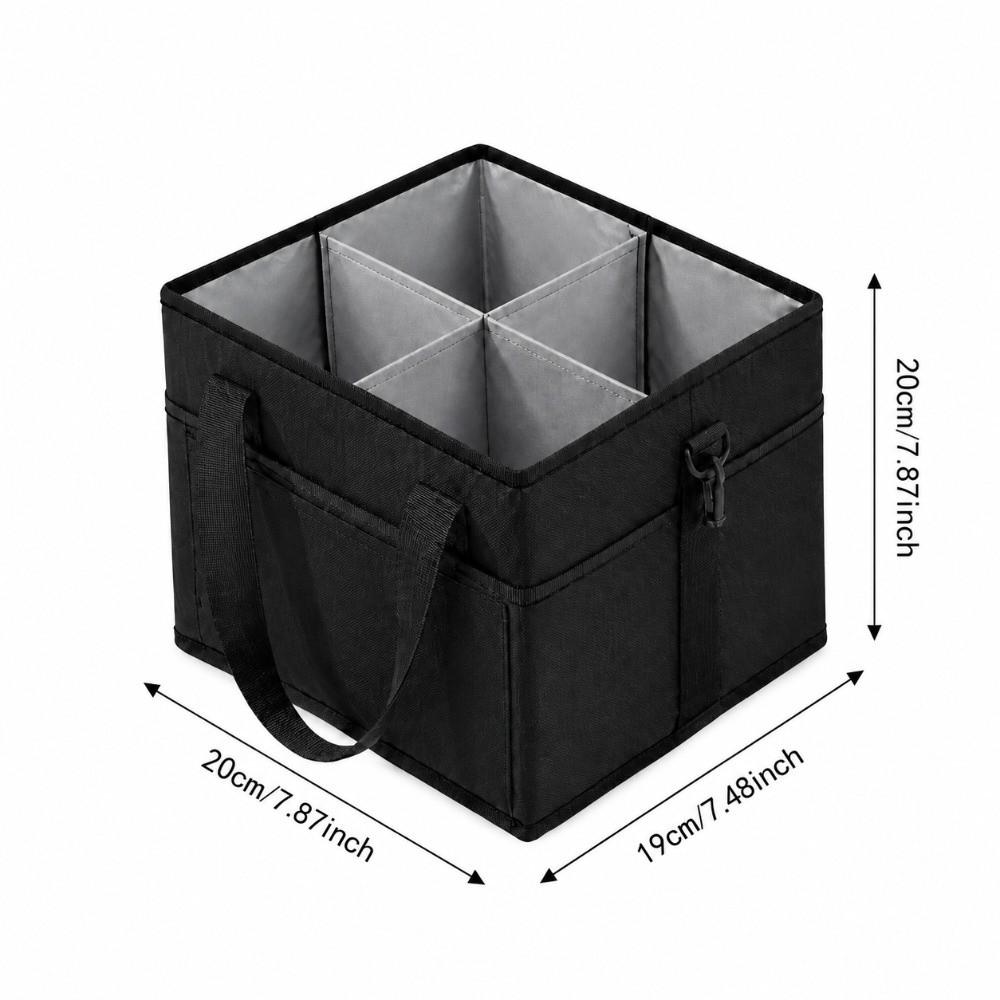 Oxford Cloth Insulated Water Bottle Holder Convenient Foldable Beverage Organizer  Hiking