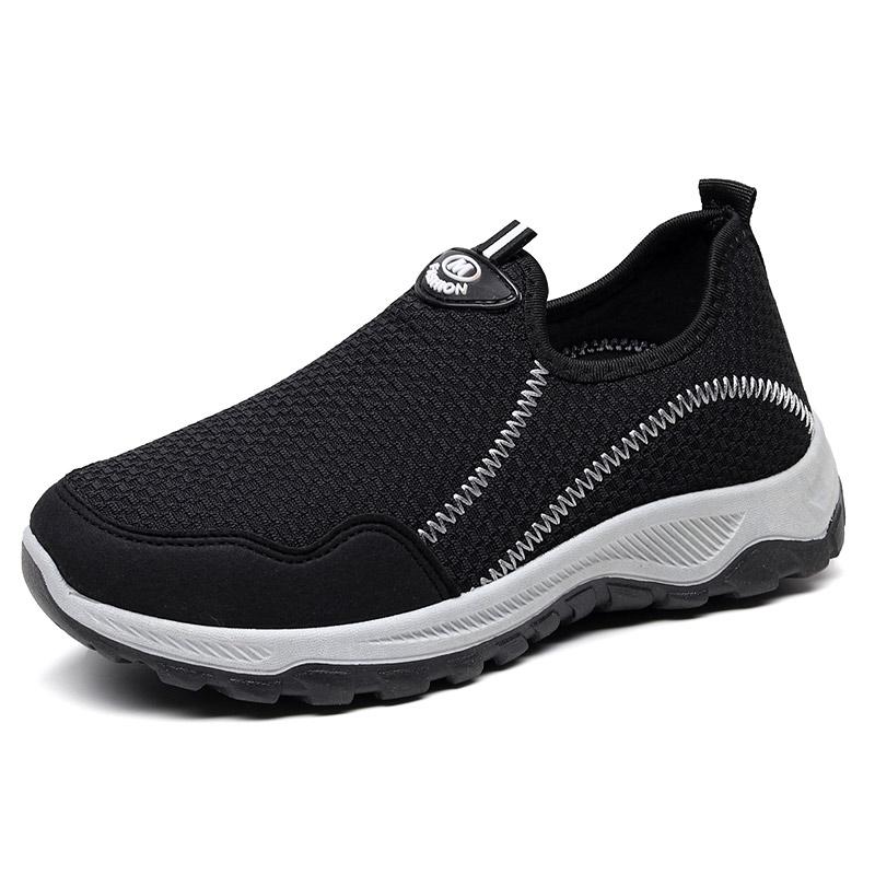 

Women s Flat Breathable Autumn Shoes - Casual One-Step Walking for Middle-Aged & Elderly 36 чорний