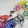 Silicone cable tie key ring accessory cable tie bag charm