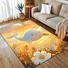 1PC Cute Whale, Sunshine, Flower Field Carpet for Living Room Bedroom Sofa Home Decor Rus Non-slip Floor Mat Luxury Gift