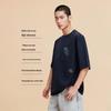 JACK&JONES Men's Loose Fit Letter Print Round Neck Short Sleeve T-shirt 226201094