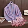 Jacquard Retro Ethnic Style Human Cotton Cashew Shawl Spring And Autumn Fringed Long Decorative Scarf