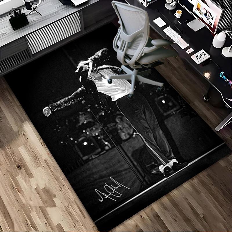 Moonwalk Performance Living Room Nonslip Area Rug Soft Carpet For Bedroom Gameoom Playroom Sofa Office Home Decor Doormat