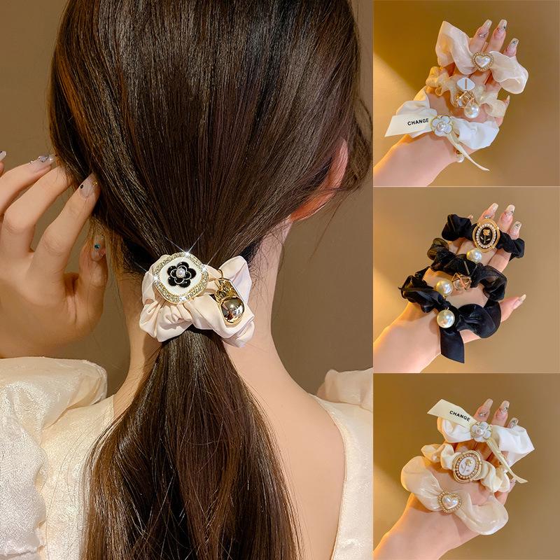 Mori Fairy Style High-Elasticity Hair Tie - Durable Leather-Covered Hair Rope for Women