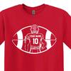 Custom Football Player Name Shirt, Personalized Gift