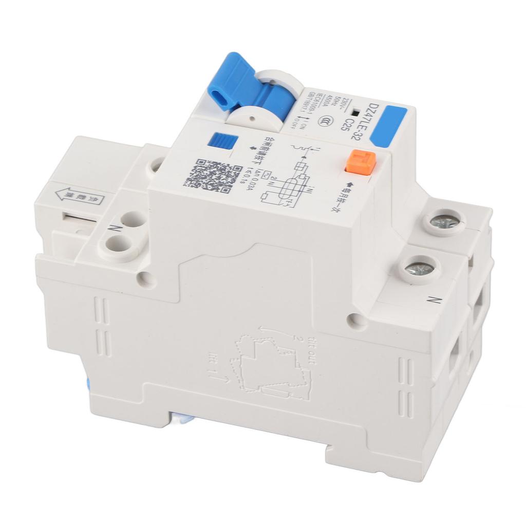 DZ47LE 32 1P+N C25 Leakage Protection Current Circuit Breaker 230V 25A