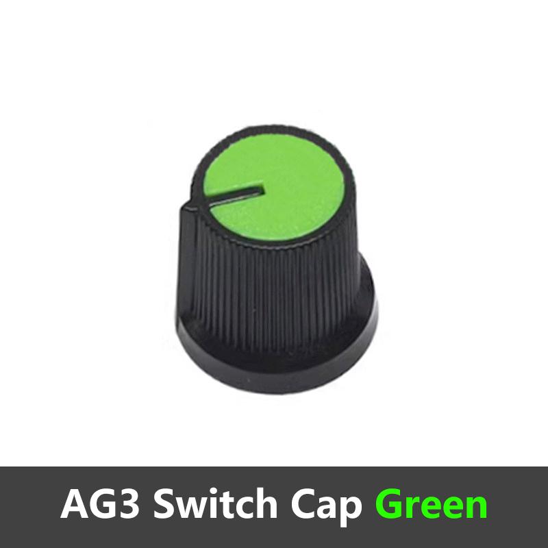 11PCS AG1 AG1 WH118 Potentiometer Knob Cap 6mm D Shaft Rotary Encoder Knob Multi Color Plastic Knob For WH118 Variable Resistor