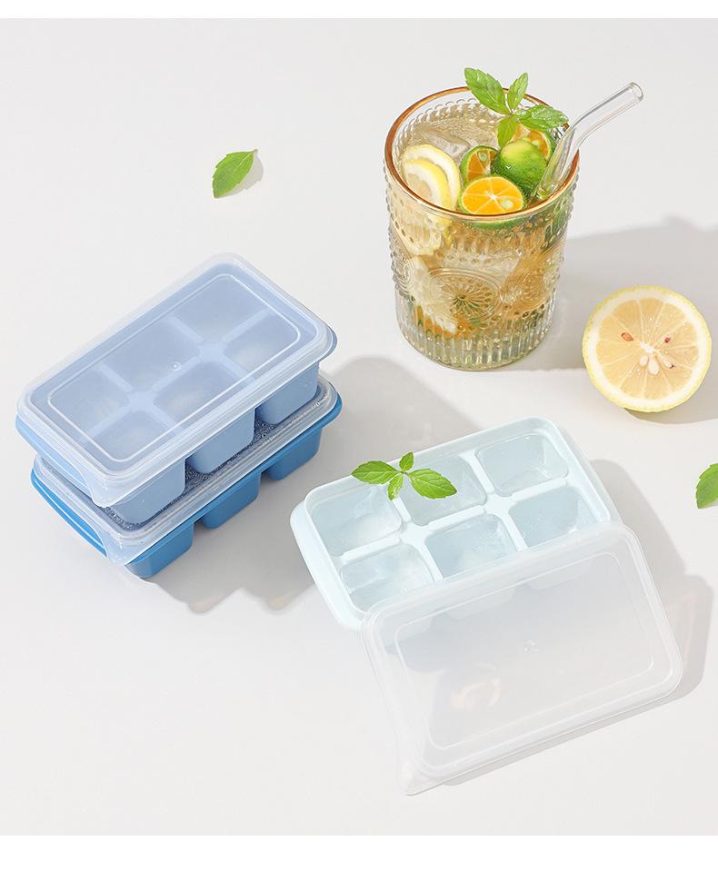 Reusable Cube Molds Silicone Ice Spherical Ice Whiskey Ice Making Machine Ice Cream 6 Grids Ice Cube  Jewelry Accessory