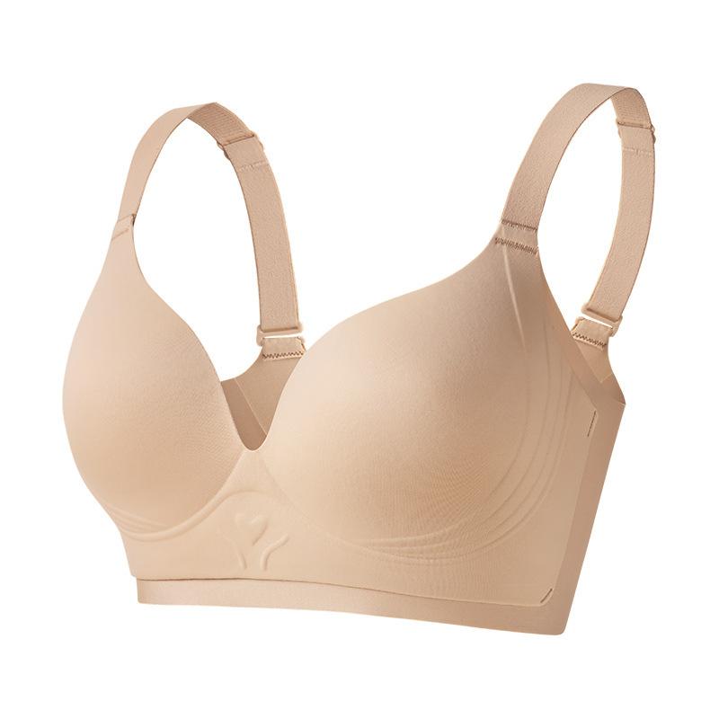 

Invisible Bra Women s Seamless Underwear Large-sized Adjustable Underwear Gathering and Retracting Accessory Bra Push Up Bra 44/100C