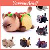 Adorabile Peluche Aphmau Teschio Taco Zucca Pane Gatto Meemeows per Decorazione Casa
