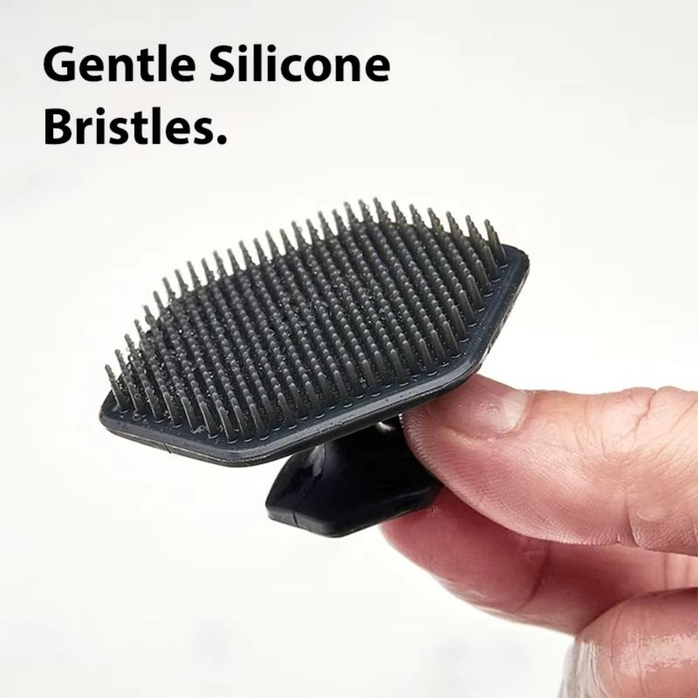 1Pcs Silicone Soft Facial Cleaning Brush Scrubber Miniature Face Deep Clean Shaver Massage Tool for Men Face Scrub Brush Cleaner