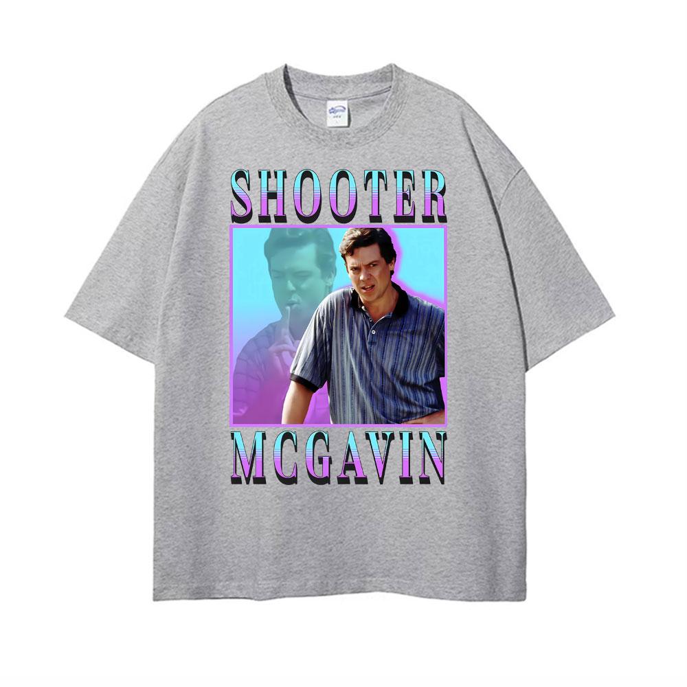 Shooter Mcgavin Homage Pop Culture Happy Gilmore Tshirts Men Women Vintage High Street T Shirt Cotton Casual Humor Tshirt Tops