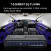 High Performances 7 Band Car Equalizer with Parametric Control and Subwoofer Output for Superior Stereo Sound Experience