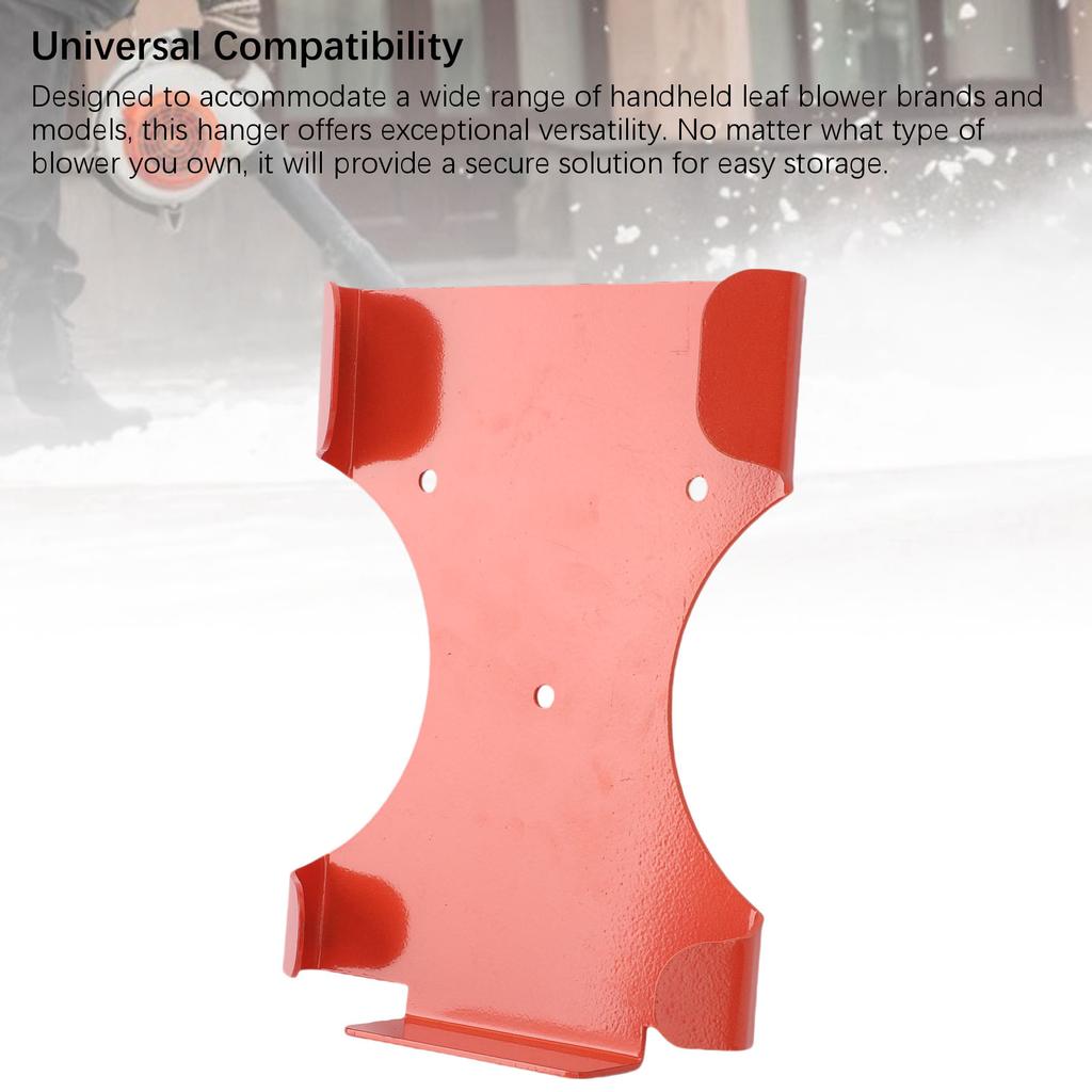 Handheld Leaf Blower Hanger Universal Wall Mount Metal Handheld Leaf Blower Rack for Garage