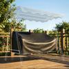 3-Seater Garden Swing Cover, Waterproof Protective Cover, Windproof and UV-Resistant, 420D Oxford Fabric