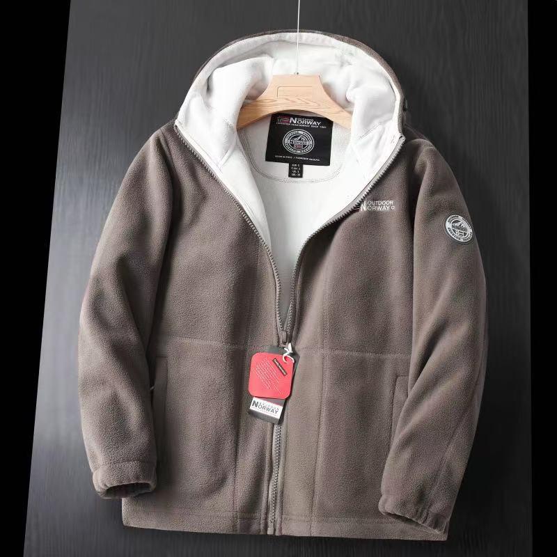 Norwegian Export! Plus-Size Cold-Proof Outdoor Fleece Jacket for Autumn and Winter