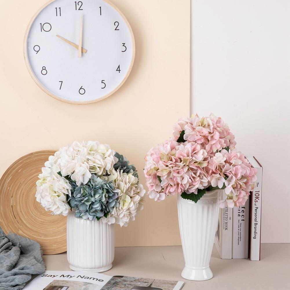 Crafted With Cloth Material Artificial Hydrangea Home Decoration Wedding Decor