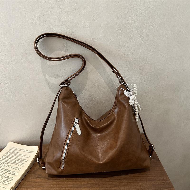 Spacious Tote Bag for Women, Chic Minimalist Single Shoulder Handbag, Versatile Casual Work Commuter Purse