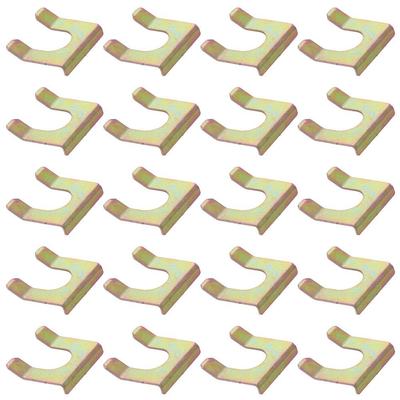 20pcs Brake Line Clips, U Shape Metal Retainer Clips Replacement