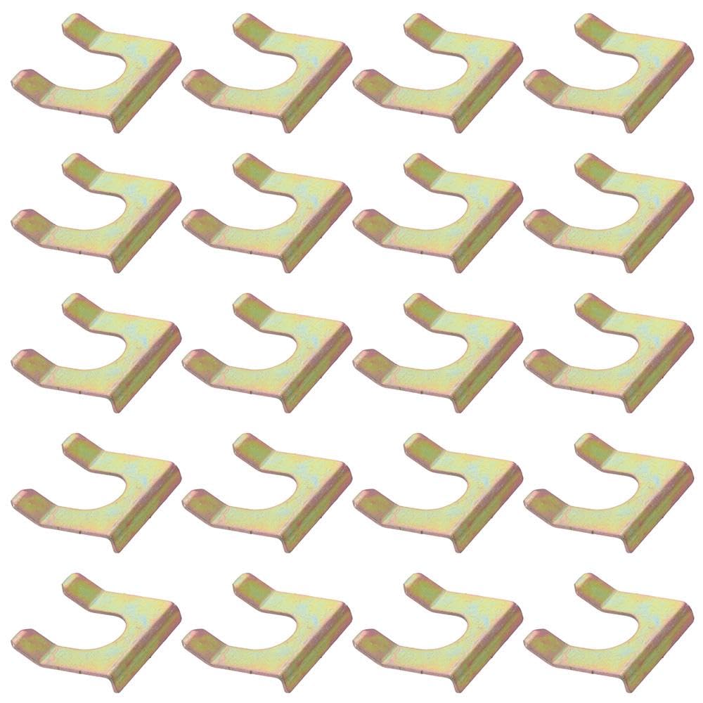 

20 шт. Зажимы для тормозных трубок, Металлический U-образный фиксирующий зажим, Зажим для замены, Хомуты для шлангов для автомобильных аксессуаров, Запчасти для автомобиля