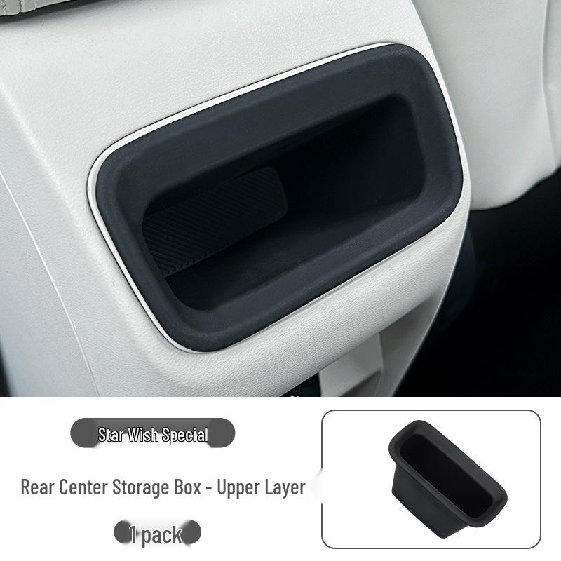 2026 Geely Xingyuan Rear Seat Armrest Storage Box Interior Organizer.