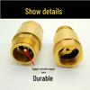 Brass Vertical Check Valve, Water Pipe Backflow Preventer, 1 Inch, Male/Female Thread, Unidirectional Valve.