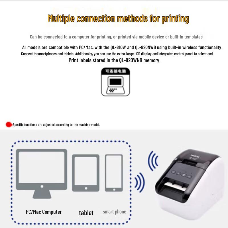 Brother QL-800 Dual-Color Thermal Label Printer