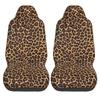 Juego de Fundas Elásticas para Asientos de Coche Animal Salvaje Rayado Guepardo 2 Piezas Accesorios de Interior de Coche Protectores Antideslizantes Cubierta de Coche