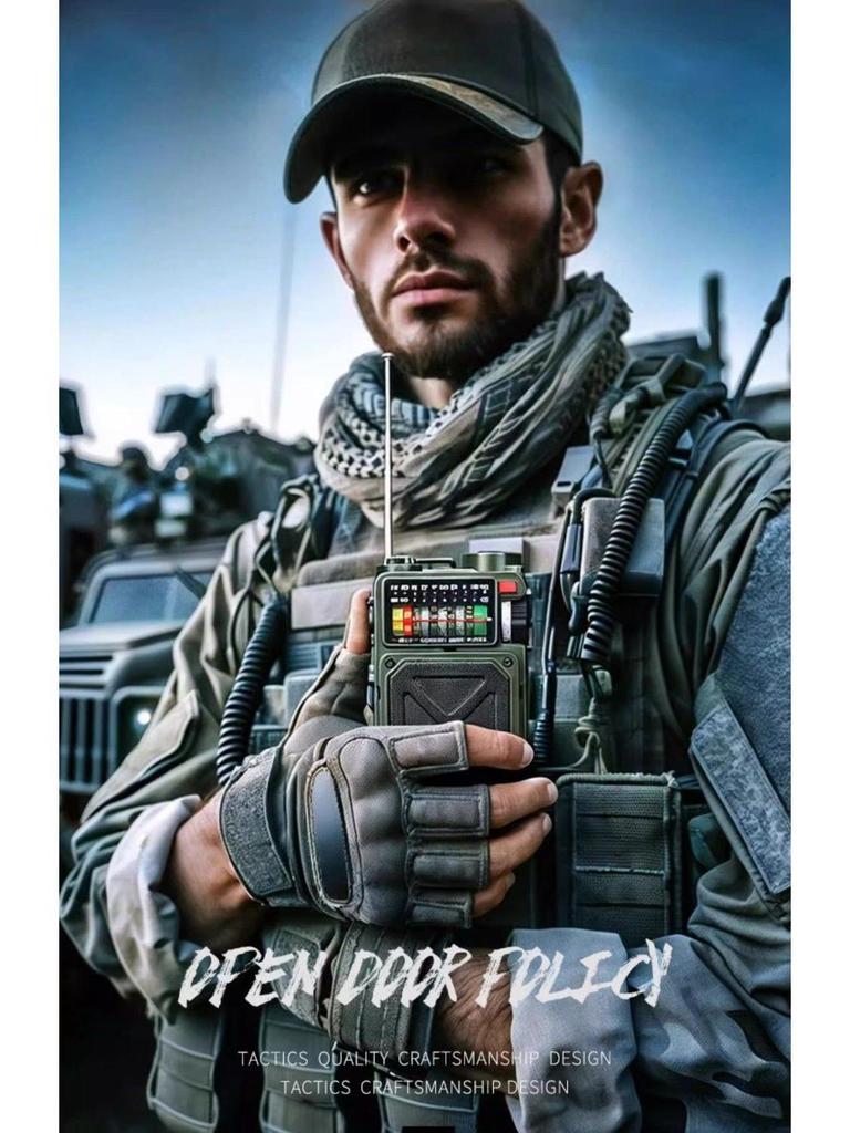 Emergency Solar Hand-Crank Radio and Flashlight for Disaster Preparedness