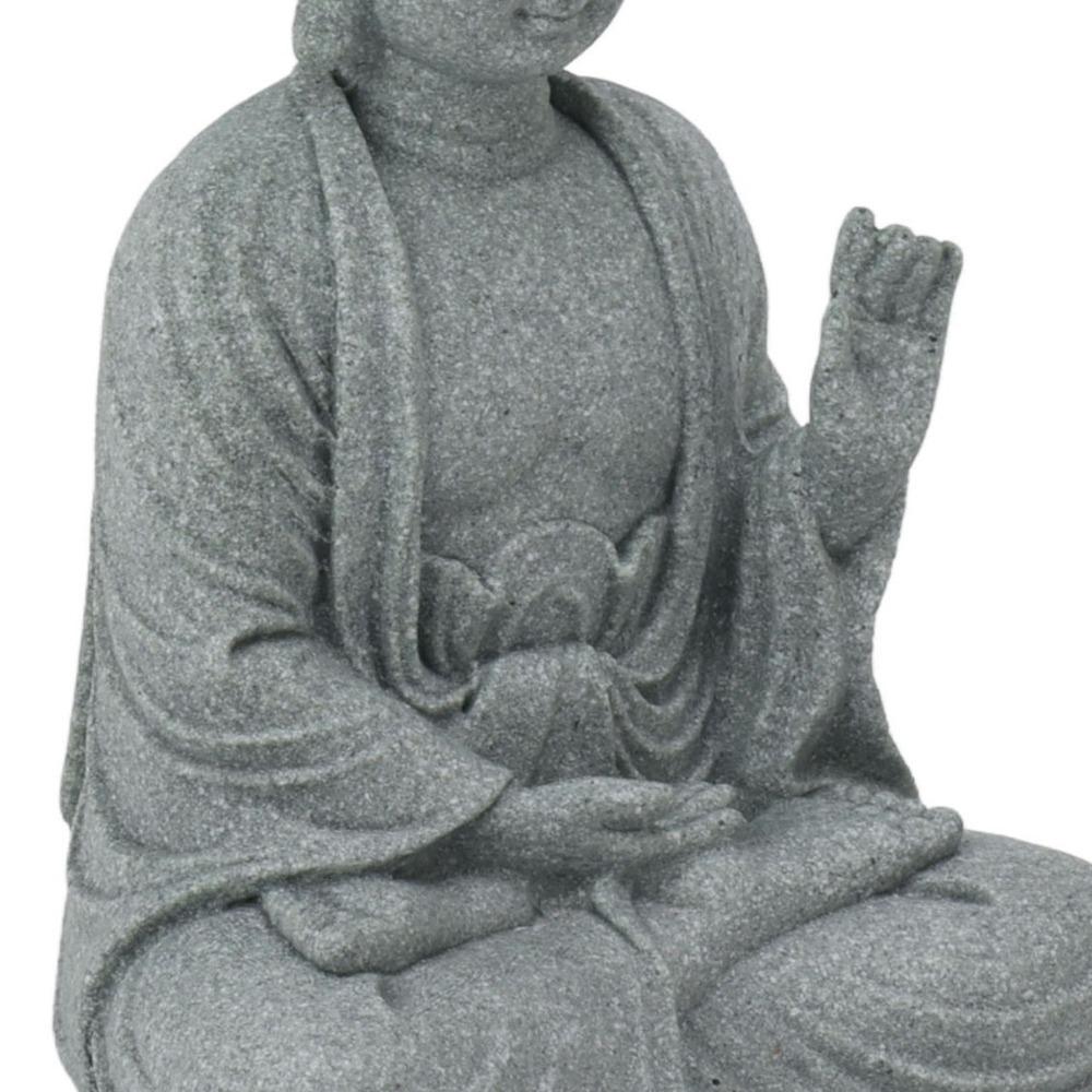 Grey Oriental Stone Carving Ornament Courtyard Sandstone Figurine  Indoor Study Shelf Decoration