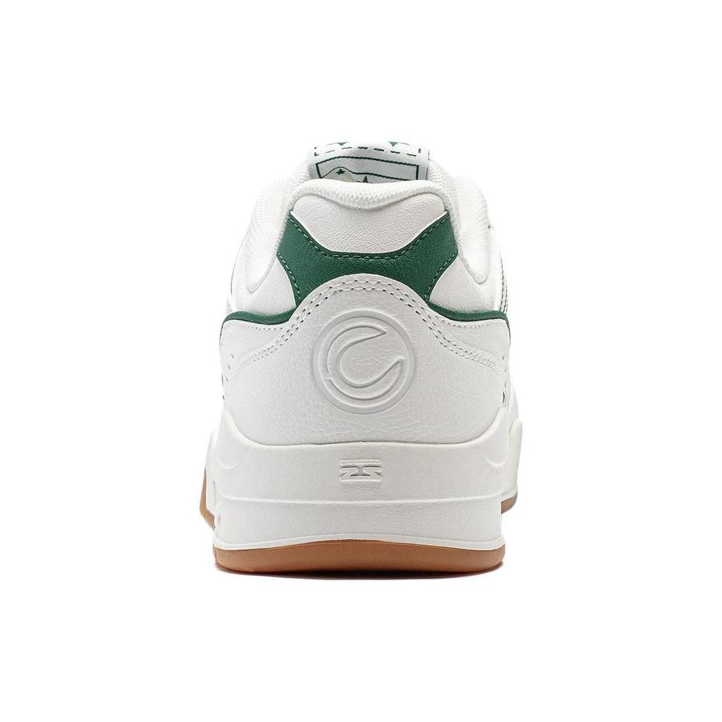 Li Ning Yuebai Wear resistant And Lightweight Low top Skateboard Shoes Women's White Green AGCS252-18