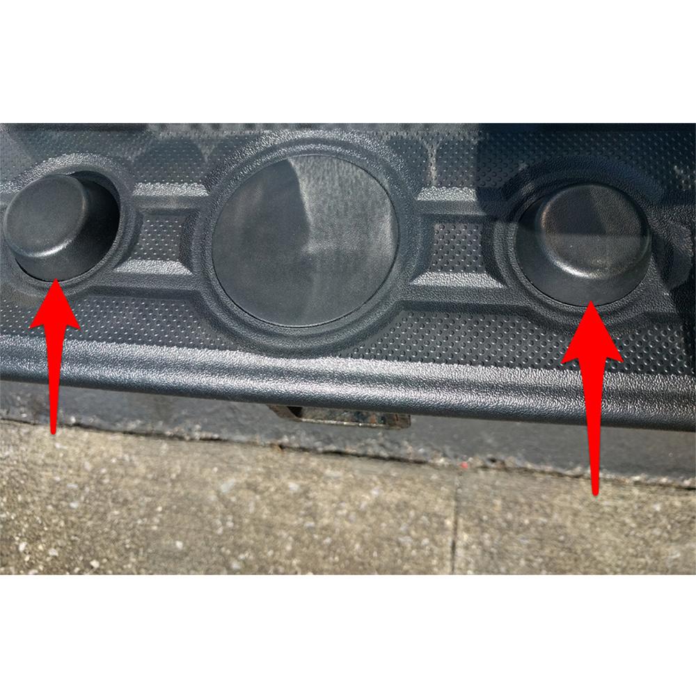 REAR BUMPER DOME CAPS PT228-34000-BK SET OF 2 Fit For 2005-2015 TACOMA