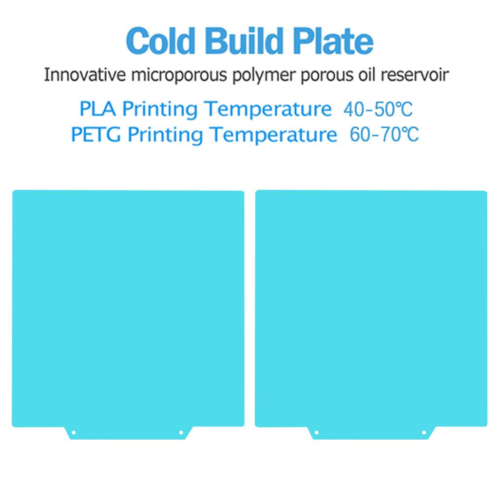 For Anycubic Kobra 2/ Kobra 2 Pro/ Kobra 2 Neo PEO PET Pei Build Plate 230x230mm Double Side Textured Sheet Smooth Heated Bed