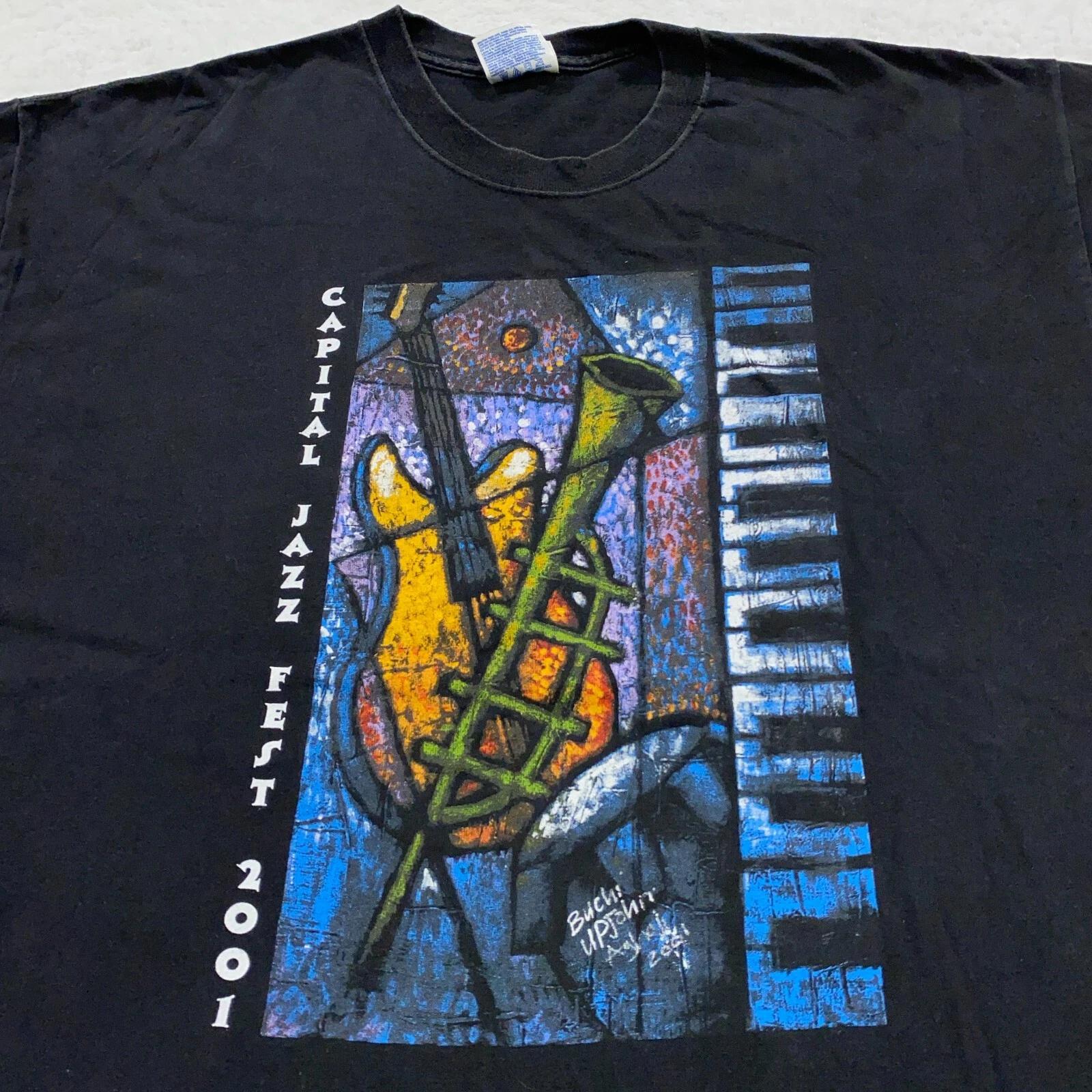 

vintage 2001 CAPITAL JAZZ FEST WASHINGTON D.C. T-Shirt XL concert 90s M