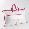 Transparent Non-Woven Fabric Storage Bag with Handles - for Bedding and Clothing