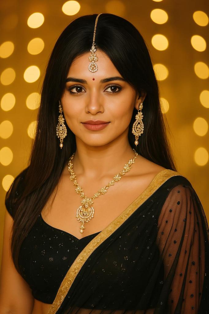 Touchstone Women's Indian Jewelry Set, Maang Tikka Wedding Guest Gold Necklace, Bollywood Jewelry Set, Pageant Elegant Prom Bride Accessory, Western