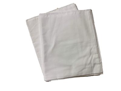 Commercial-grade 30% Polyester, 70% Cotton Flat Sheets, Set of 2 (160cm X 280cm), White, Single