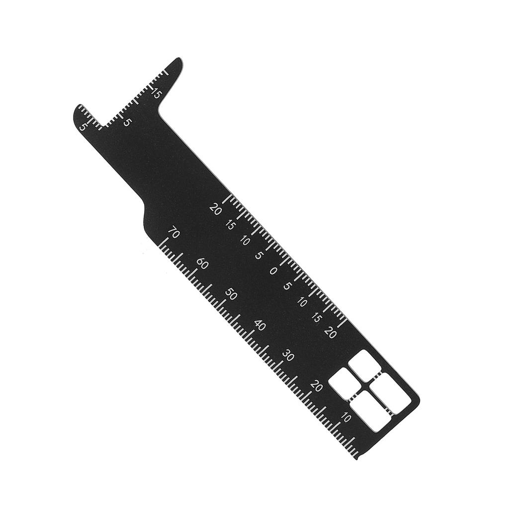 Metal Dental Span Measuring Ruler Double Sided Availability Medical Tool For Dentistry