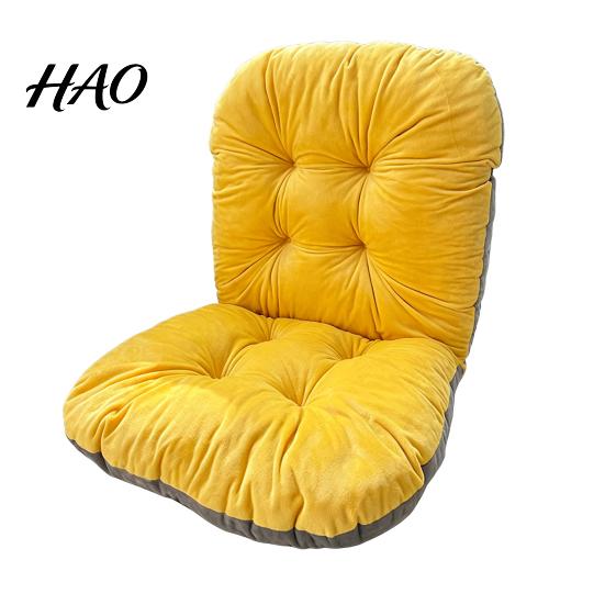 Cozy Chair Pad for Sitting Cushion with Back Support, Plush Seat Washable Ties, Soft Warm Office Dining Chairs Thickened Home
