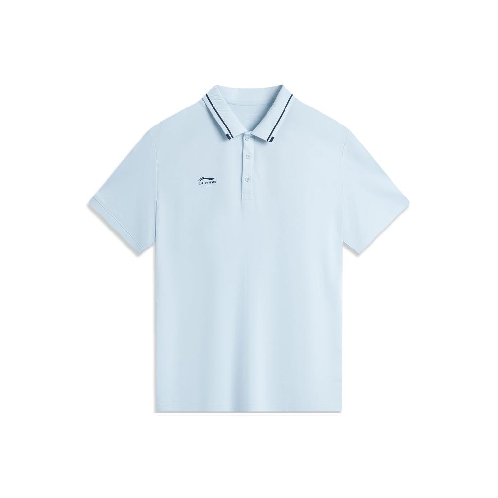 Li-Ning Comfortable Versatile Letter Striped Short Sleeve Polo Shirt Men Tops APLV063-3