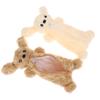 Lovely Bear Plush Pencil Bag Large Capacity Pencil Case School Supplies Stationery Storage Bags Cute Travel Cosmetic Bag