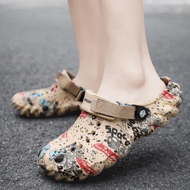 Fashion Plus Size Unisex Slippers 2025 New Soft Soled Men's Slippers Outdoor Thick Soled Wear-resistant Beach Casual Wedges Sandals36-47