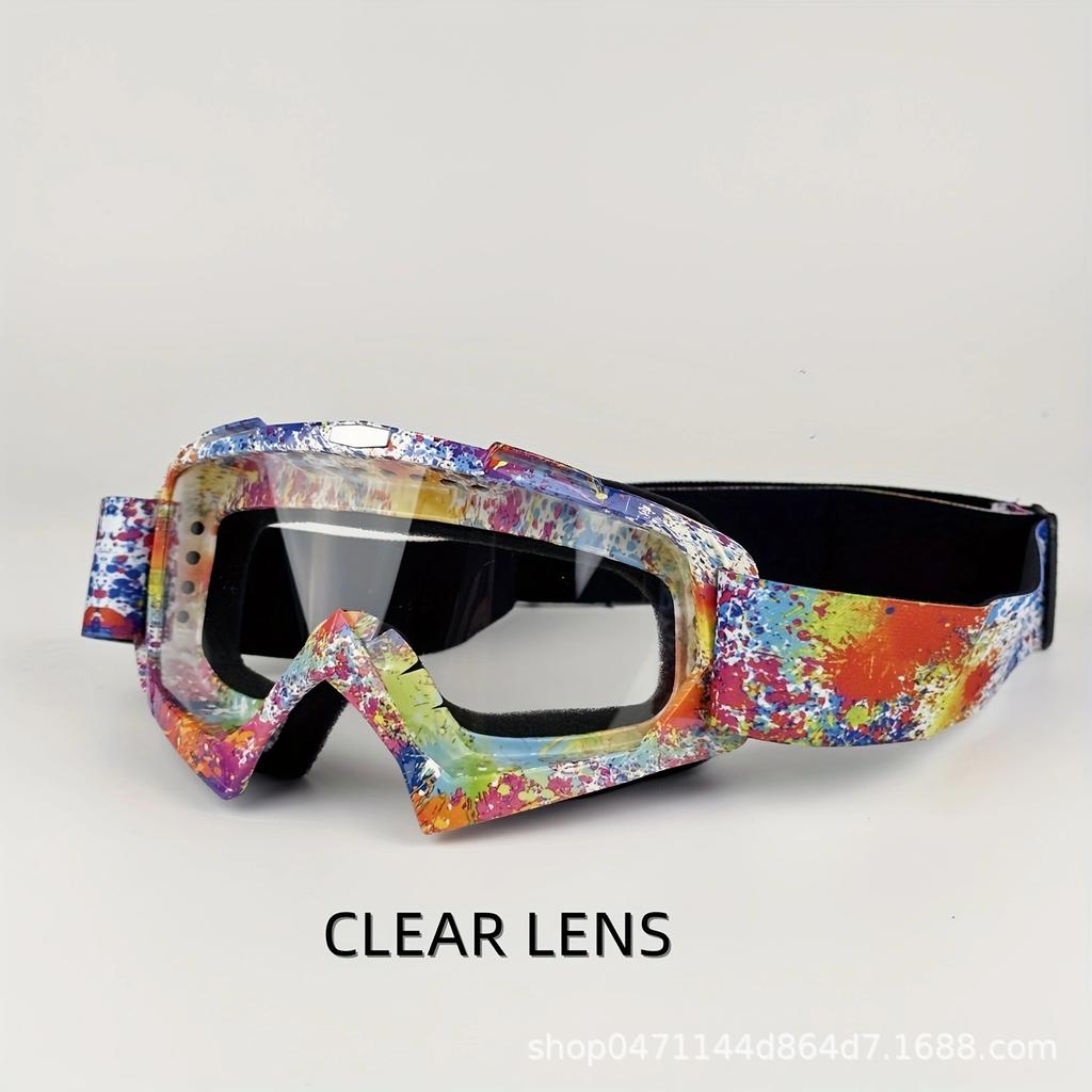 Goggles Riding Glasses Outdoor Motorcycle Off-Road Goggles ATV Men's and Women's Mountain Bike Bike Windshield Lenses