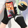 Non-slip Kids Warm Cycling Gloves Touch Screen Reflect Bicycle Sports Mittens Full-finger Cold Wingproof