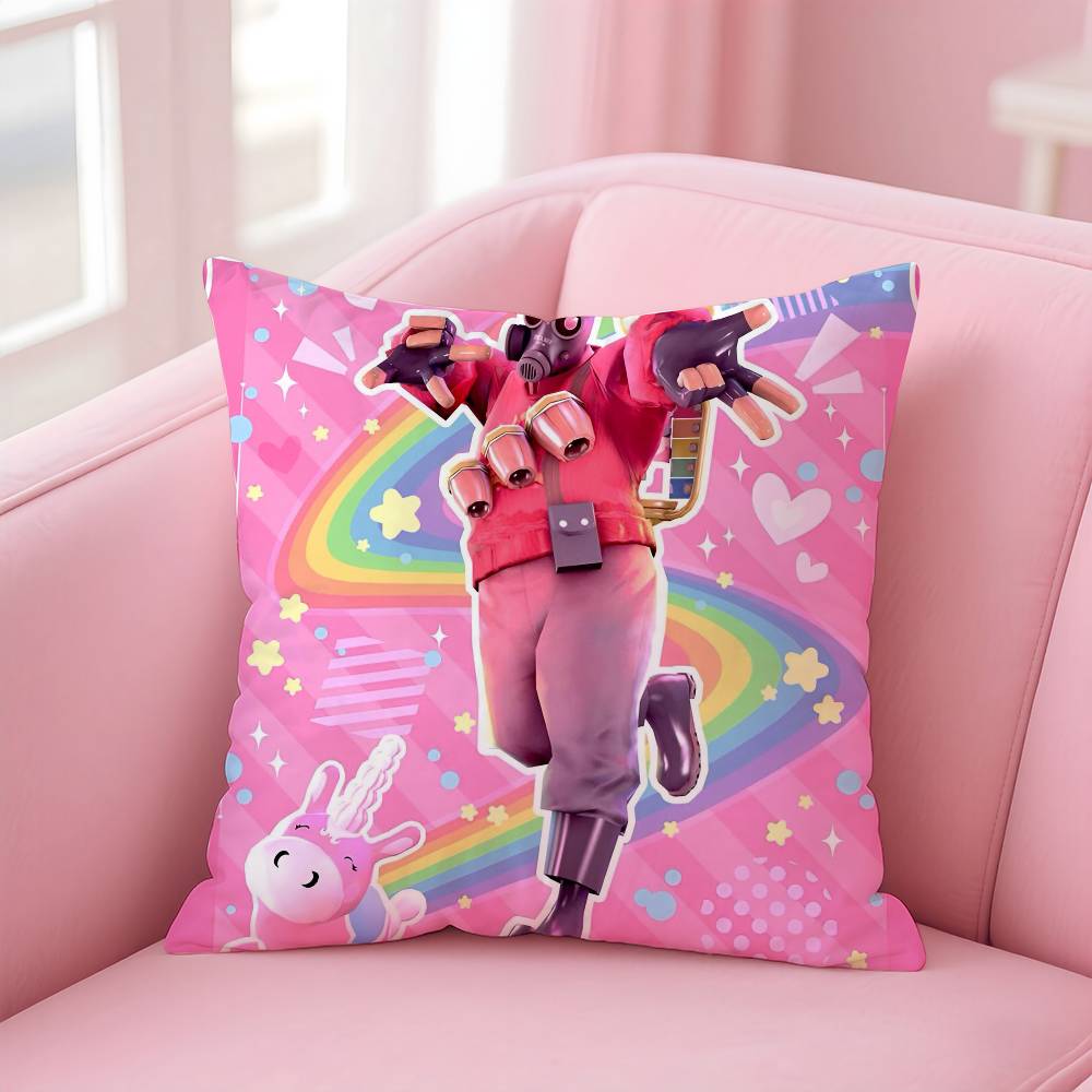 

Game Hot T-Team F-Fortress 2 TF2 Pillow Case Safe Custom Photo Pillow, Anti-fade Brushed Fleece Cushion, Maternal & Infant Safe. 16x16in 40x40cm