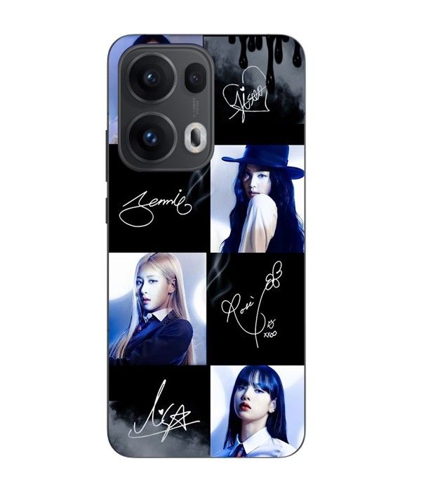Coque Maniacase Pour Oppo Reno 13 Pro 5G blackpink signature photo