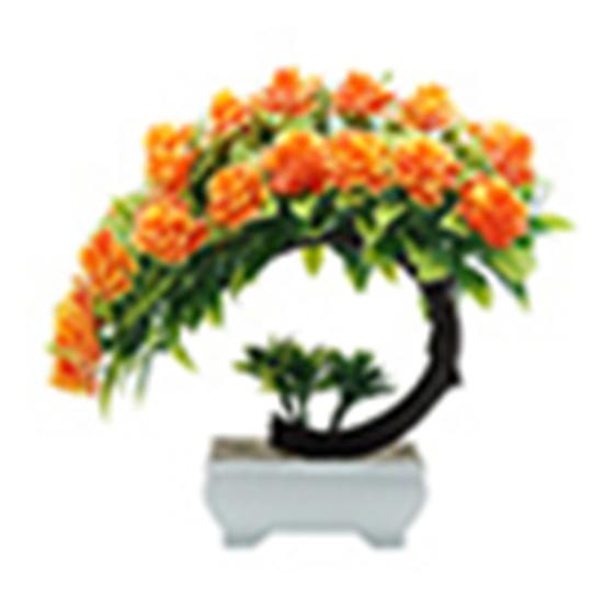 1Pc Artificial Flower Potted Bonsai Living Room Party Desktop Furniture Decor
